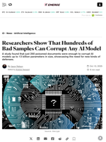 Researchers Show That Hundreds of Bad Samples Can Corrupt Any AI Model - Decrypt