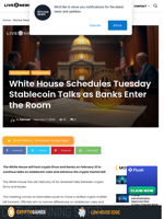 White House Hosts Stablecoin Talks with Banks Feb 10