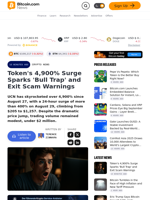 Token's 4,900% Surge Sparks 'Bull Trap' and Exit Scam Warnings – Crypto News Bitcoin News