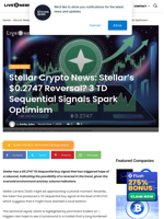 Stellar Crypto News: Stellar’s $0.2747 Reversal? 3 TD Sequential Signals Spark Optimism | Live Bitcoin News