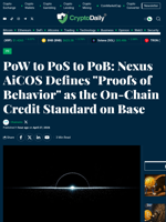 PoW to PoS to PoB: Nexus AiCOS Defines 