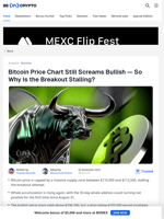 Bitcoin Charts Are Extremely Bullish – But Why Is The Price Stuck?