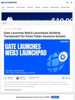 Gate Unveils Web3 Launchpad With Full On-Chain Token Issuance