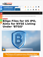 Bitgo Files for US IPO, Aims for NYSE Listing Under ‘BTGO’ - The Crypto News Wire