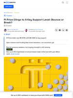 Pi Coin Hovers Near $0.445 Support: Bounce or Break?