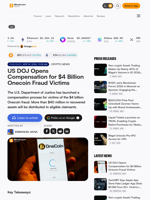 US DOJ Opens Compensation for $4 Billion Onecoin Fraud Victims – Crypto News Bitcoin News