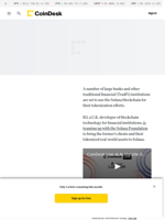 Major TradFi Institutions to Pursue Tokenization Efforts on Solana