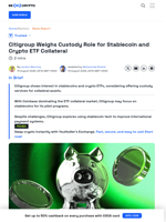 This is How Citigroup Can Enter the Stablecoin and ETF Markets