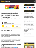 Bitcoin Dumped Below $88K: Here Are the 2 Warning Signs Traders Missed