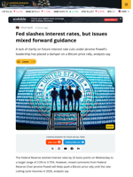 Fed Slashes Rates for Third Time in 2025, but Uncertainty Looms