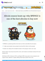 Altcoin season heats up: why BPENGU is one of the best altcoins to buy now - CoinJournal