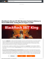 BlackRock’s IBIT ETF Fastest in History to Reach $80B AUM