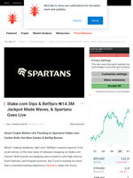 Stake.com Dips & Bet9ja’s ₦14.3M Jackpot Made Waves, & Spartans Goes Live - NullTX