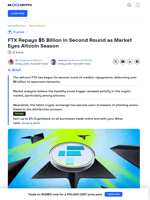 FTX Begins $5 Billion Payout as Analysts Predict Altcoin Rally