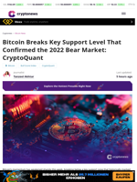 BTC Breaks Support Level That Confirmed the 2022 Bear Market