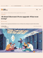 All about Ethereum's Pectra upgrade: What went wrong? - AMBCrypto