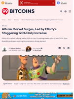 Efinity EFI Crypto Surges 120% Fanned By Enjin Demand