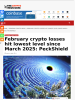 February crypto losses hit lowest level since March 2025: PeckShield - The Crypto News Wire