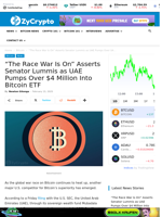 “The Race War Is On” Asserts Senator Lummis as UAE Pumps Over $4 Million Into Bitcoin ETF ⋆ ZyCrypto