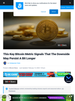 This Key Bitcoin Metric Signals That The Downside May Persist A Bit Longer | Bitcoinist.com