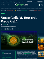 SmartGolf: AI. Reward. Web3 Golf. - Crypto Daily