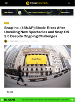 Snap Inc. ($SNAP) Stock: Rises After Unveiling New Spectacles and Snap OS 2.0 Despite Ongoing Challenges