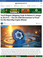 You’ll Regret Skipping Ozak AI Before It Jumps to $0.014 — The $4.26M Momentum Is Proof It’s the Next Big Crypto Winner