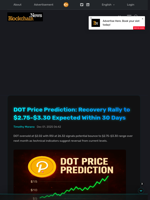 DOT Price Prediction: Recovery Rally to $2.75-$3.30 Expected Within 30 Days - Blockchain.News