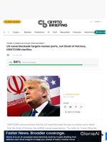 US naval blockade targets Iranian ports, not Strait of Hormuz, CENTCOM clarifies