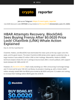 LINK Whales Add $25M, BDAG Price Locked at $0.0020! HBAR Analysis Inside