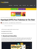 Hyperliquid (HYPE) Price Predictions for This Week