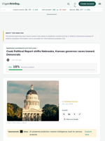 Cook Political Report shifts Nebraska, Kansas governor races toward Democrats