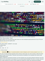 Randstad finds banks and healthcare firms outbidding tech for software engineers