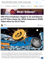 XRP Price Prediction: Ripple to $4 and Beyond as ETF Race Heats Up, While Salamanca (DON) Token Aims for $0.01 Next