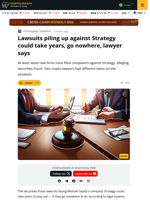 Strategy Class Action Lawsuits Could Be 'Multi-Year' Process