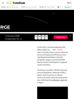 Stablecoin News: USDC Issuer Circle (CRCL) Gets Abu Dhabi License in Middle East Expansion