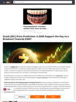 Zcash (ZEC) Price Prediction: Is $200 Support the Key to a Breakout Towards $300? - Brave New Coin