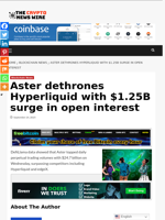 Aster dethrones Hyperliquid with $1.25B surge in open interest - The Crypto News Wire