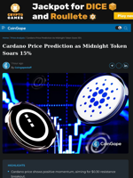 Cardano Price Prediction as Midnight Token Soars 15%