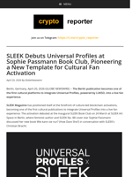 SLEEK Debuts Universal Profiles at Sophie Passmann Book Club, Pioneering a New Template for Cultural Fan Activation