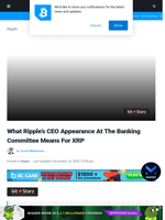 What Ripple’s CEO Appearance At The Banking Committee Means For XRP | Bitcoinist.com