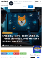 Shiba Inu News Today: Shiba Inu Trades Sideways Amid Market's Wait for Breakout | Live Bitcoin News