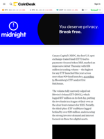 Ripple News: Canary's XRP ETF Tops 2025 Debuts with $58M Day-One Volume