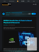 NVIDIA Unveils New AI Tools to Boost Physical AI Research - Blockchain.News