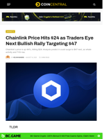 Chainlink Price Hits $24 as Traders Eye Next Bullish Rally Targeting $47
