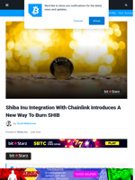 Shiba Inu Integration With Chainlink Introduces A New Way To Burn SHIB | Bitcoinist.com