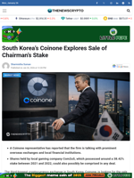 South Korea’s Coinone Explores Sale of Chairman’s Stake