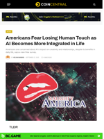 Americans Fear Losing Human Touch as AI Becomes Integrated