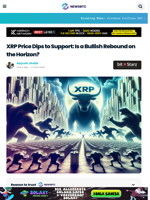 XRP Price Dips to Support: Is a Bullish Rebound on the Horizon?