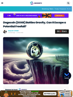 Dogecoin (DOGE) Battles Gravity, Can It Escape a Potential Freefall?